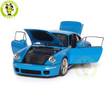 1/18 Almost Real 880202 Porsche RUF SCR 2018 Blue Diecast Model Toy Car Gifts For Friends Father