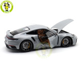 1/18 Minichamps Porsche 911 992 Turbo S Coupe Sport Design 2021 Diecast Model Toys Car Gifts For Friends Father