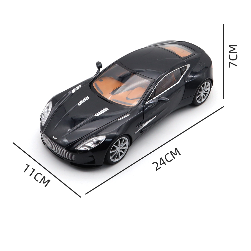 1/18 AUTOart 70241 ASTON MARTIN ONE 77 Black Pearl Diecast