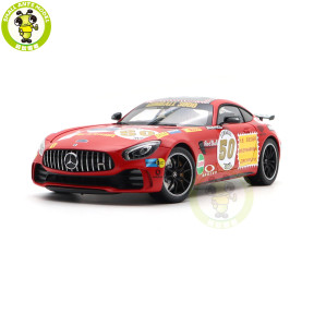 1/18 Mercedes Benz AMG GT R 2017 ROTE SAU Almost Real 820706 Diecast Model Toy Car Gifts For Friends Father