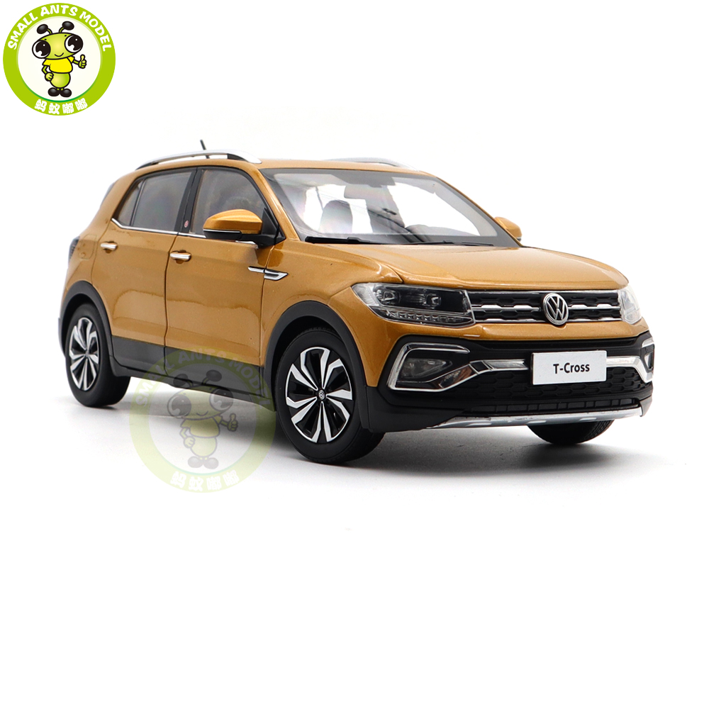 Volkswagen T-Cross ゴールド 1/18ミニカー 1/18 Dealer Edition Volkswagen VW T-Cross TCross (Gold