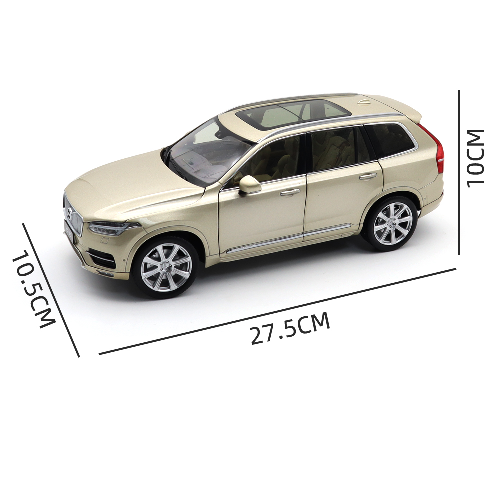 ミニカー 1/18 ボルボ VOLVO XC90 2022 サンドメタリック Volvo XC90 - 1/18 Diecast - Dealer Edition - In Depth Review