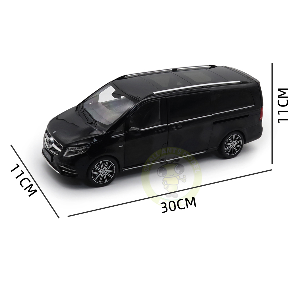 1/18 Scale Mercedes-Benz V-Class V260L MPV Black Diecast Car