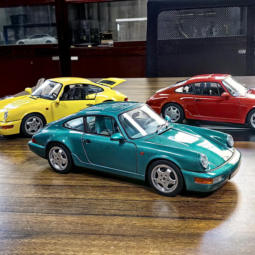 1/18 Porsche 911 Carrera 2 1990 1992 Norev 187320 187328