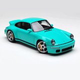 1/18 Almost Real Porsche RUF SCR 2018 Pearl Mint Green Diecast Model Toy Car Gifts For Friends Father
