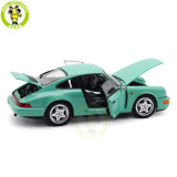 1/18 Porsche 964 911 Carrera 2 1992 Norev 187327 Mint Green Diecast Model Toys Car Gifts For Friends Father