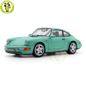 1/18 Porsche 964 911 Carrera 2 1992 Norev 187327 Mint Green Diecast Model Toys Car Gifts For Friends Father