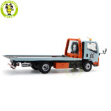1/18 Naveco Car Rescue Vehicle Wrecker Flatbed Trailer GULF Diecast Model Toy Car Gifts For Friends Father