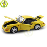 1/18 Porsche 964 911 Carrera 2 1992 Norev 187328 Yellow Diecast Model Toys Car Gifts For Friends Father