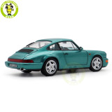 1/18 Porsche 964 911 Carrera 2 1992 Norev 187329 Wimbledon Green Diecast Model Toys Car Gifts For Friends Father