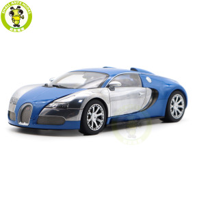 1/18 Bugatti Veyron L'Edition Centenaire Autoart 70956 French Blue Jean-Pierre Wimille Diecast Model Toy Car Gifts For Father Friends