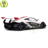 1/18 McLaren P1 GTR Autoart 81541 Gloss White / Red Stripes Diecast Model Toy Car Gifts For Father Friends