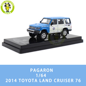 1/64 Paragon 2014 Toyota Land Cruiser 76 LC76 Diecast Model Toy Car Gifts For Friends Father