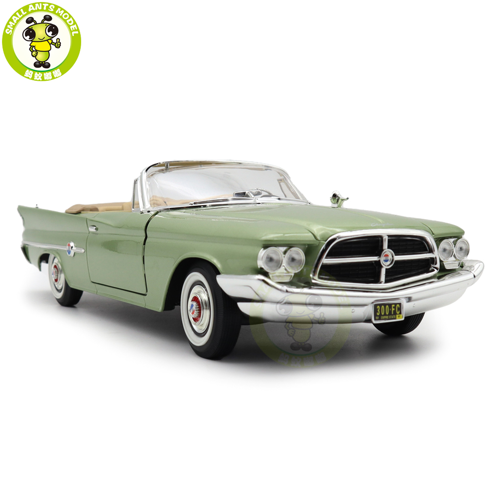 ミニカー 1/18 Roadhawk クライスラー 300F 1960 グリーン Diecast 1:18 Scale Chrysler 1960 300F Vintage Alloy Car