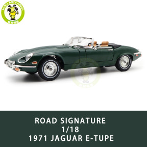 1/18 1971 Jaguar E-TYPE Roadster Road Signature Diecast Model Car Toys Gifts