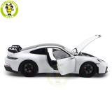 1/18 Porsche 911 992 GT3 2021 Norev 187385 White Diecast Model Toys Car Gifts For Friends Father