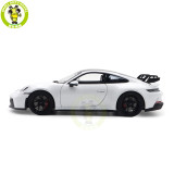 1/18 Porsche 911 992 GT3 2021 Norev 187385 White Diecast Model Toys Car Gifts For Friends Father