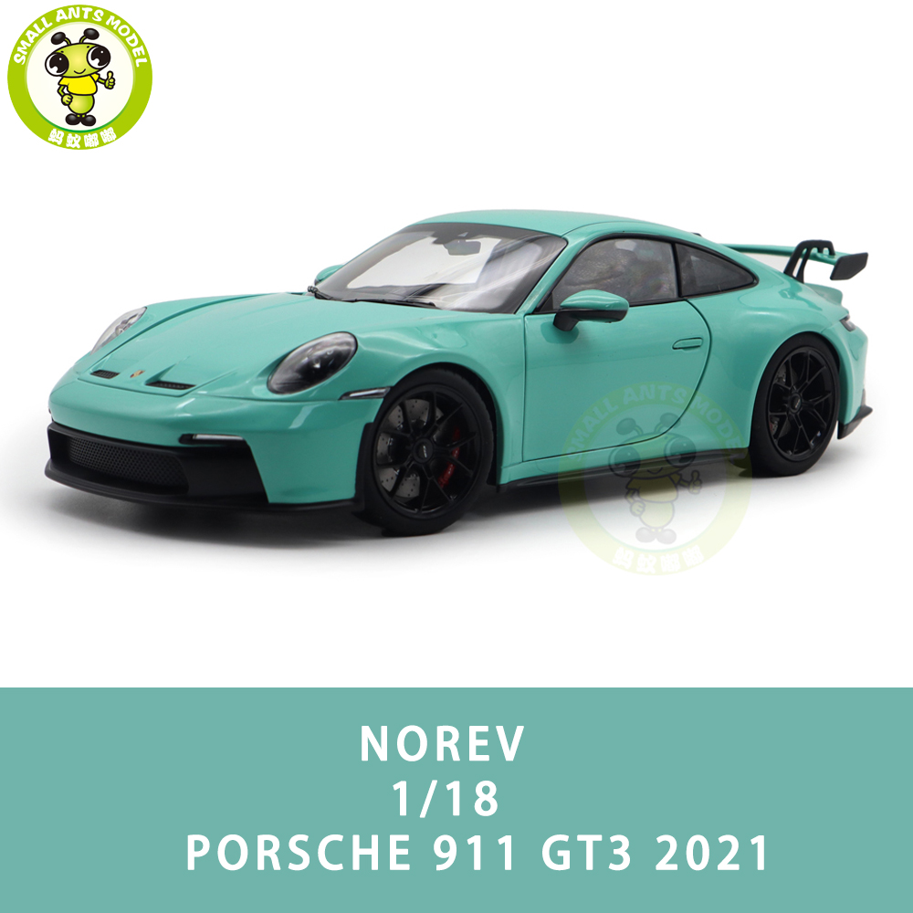 ミニカー Norev 1/18 Porsche 911 GT3 2021 Silver 1/18 Norev 2021 Porsche 911 992 GT3 (Chalk Grey) Diecast Car