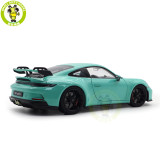 1/18 Porsche 911 992 GT3 2021 Norev 187384 Mint Green Diecast Model Toys Car Gifts For Friends Father