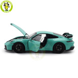 1/18 Porsche 911 992 GT3 2021 Norev 187384 Mint Green Diecast Model Toys Car Gifts For Friends Father