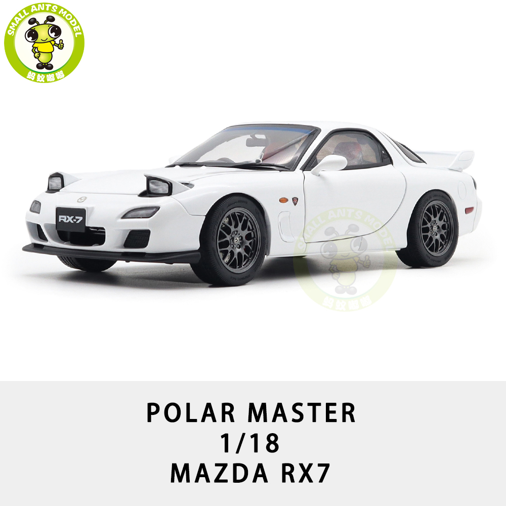 1/18 Mazda RX-7 RX 7 Spirit R Polar Master Diecast Model Toy Car