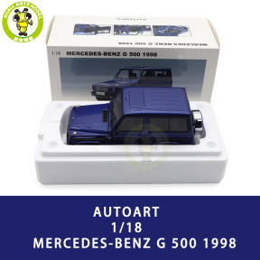 1/18 Mercedes Benz G CLASS G500 1998 SWB Autoart 76114 Blue Diecast Model Car Gifts For Friends Father