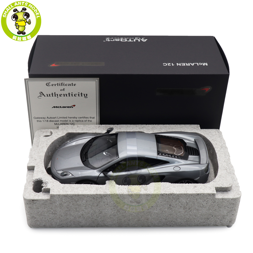 1/18 McLaren MP4-12C 12C Autoart 76007 Silver Model Toy Car 1/18 McLaren MP4-12C 12C Autoart 76007 Silver Model Toy Car