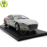1/18 Aston Martin Rapide S 2015 Autoart 70258 Silver Fox Model Toy Car Gifts For Father Friends