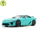 1/18 WELL LEXUS LFA Mint Green Diecast Model Toy Car Gifts For Friends Father