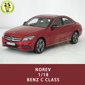 Pre-order 1/18 Norev Mercedes Benz C Class C300 2015 Diecast Model Toy Cars Gifts For Father Friends