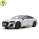 1/18 Audi RS 7 RS7 C8 Sportback 2021 Silver KengFai Diecast Metal Model Car Toys Gifts For Husband Boyfriend Father