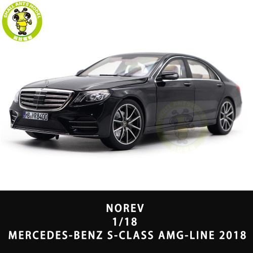 1/18 Mercedes Benz S Class S450L AMG Line 2018 W222 Norev 183794 Black  Diecast Model Toy Car Gifts For Father Friends - Shop cheap and high  quality Norev Car Models Toys 
