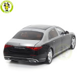 1/18 Mercedes Maybach S Class S680 2021 Almost Real 820120 Silver Black Diecast Model Toy Car Gifts For Friends Father