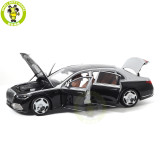 1/18 Mercedes Maybach S Class S680 2021 Almost Real 820120 Silver Black Diecast Model Toy Car Gifts For Friends Father