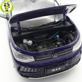 1/18 VW Volkswagen ID 6 X ID.6 X Diecast Model Toys Car Gifts For Father Boyfriend Husband