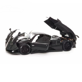 1/18 PAGANI ZONDA F 2005 Gloss Carbon Black Almost REAL 850402011 Gift Package Diecast Model Car
