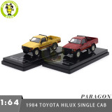 1/64 1984 Toyota Hilux Single Cab Diecast Model Toy Car Gifts For Friends Father