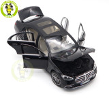 1/18 Mercedes Benz S600 S CLASS W223 AMG Line 2021 Norev 183802 Black Diecast Model Toy Car Gifts For Friends Father