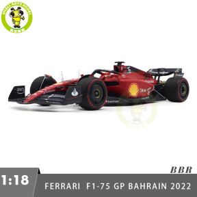 1/18 BBR 221816 Ferrari F1-75 GP Bahrain 2022 C.Leclerc Winner #16 Diecast Model Toys Car Gifts