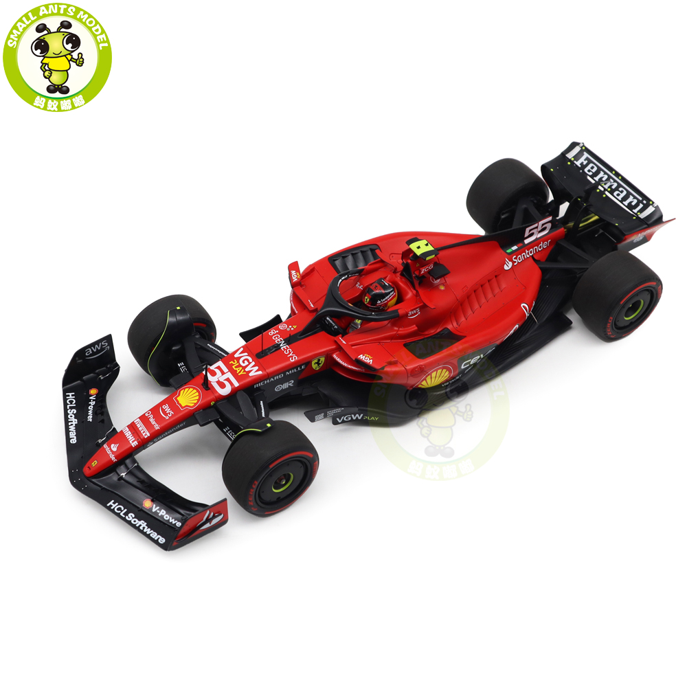 1/18 BBR 231855 Ferrari SF-23 Bahrain GP 2023 C.Sainz #55 Diecast 