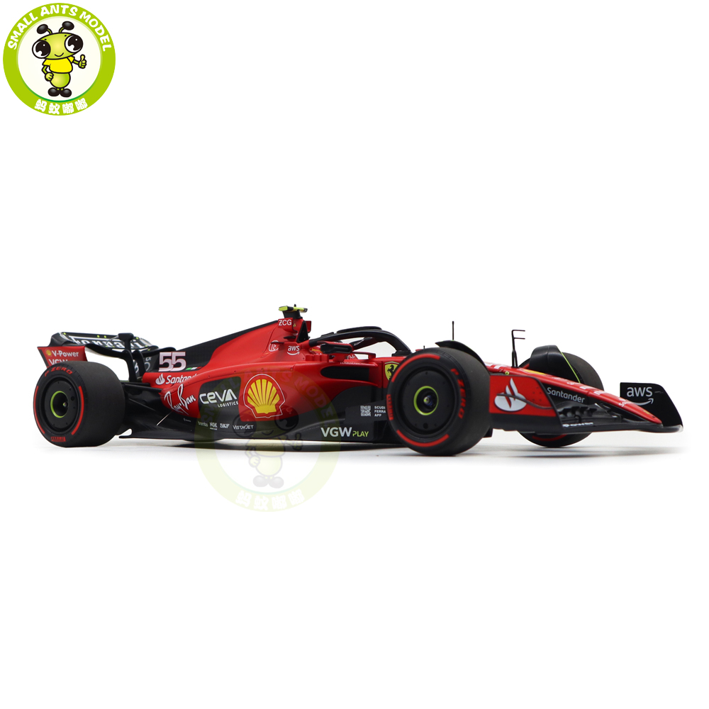 1/18 BBR 231855 Ferrari SF-23 Bahrain GP 2023 C.Sainz #55 Diecast 