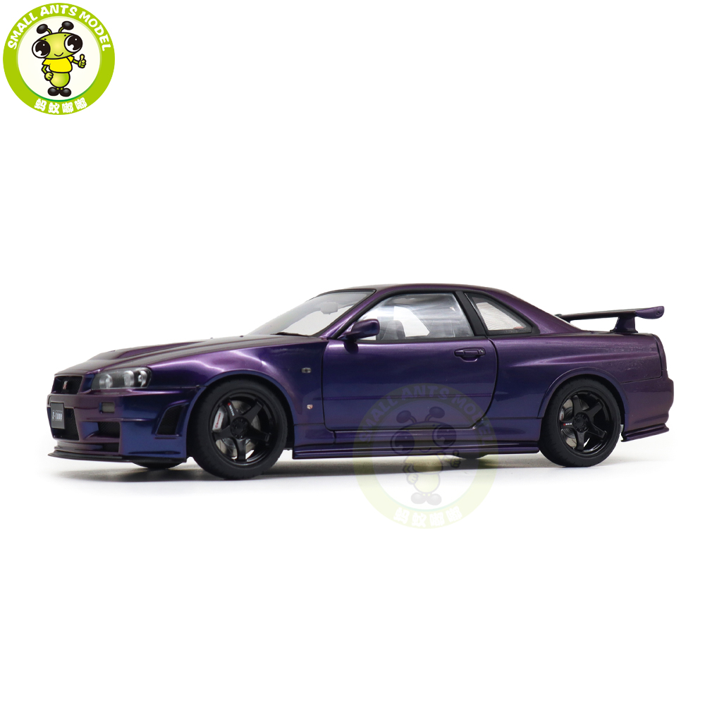 ミニカー AUTOart NISMO R34 GT-R Z-tune 77464 Auto Art 1/18 Nissan Nismo R34 Gt-R Z-Tune Midnight Purple