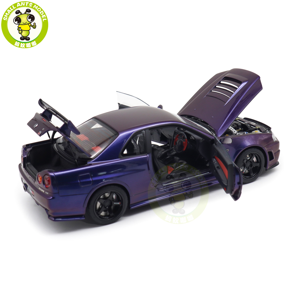 1/18 Nissan NISMO R34 GT-R Z-tune AUTOart 77464 Midnight