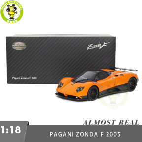 1/18 PAGANI ZONDA F 2005 Arancio St. Tropez Almost REAL 850409001 Diecast Model Toys Car Boys Girls Gifts