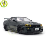 Pre-order 1/18 MOTORHELIX Nissan Skyline GT-R NISMO R34 CRS VER Diecast Model Toy Car Gifts For Father Friends