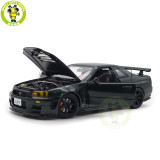 Pre-order 1/18 MOTORHELIX Nissan Skyline GT-R NISMO R34 CRS VER Diecast Model Toy Car Gifts For Father Friends