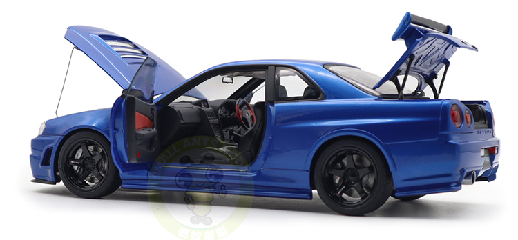 1/18 Nissan NISMO R34 GT-R Z-tune AUTOart 77462 Bayside Blue