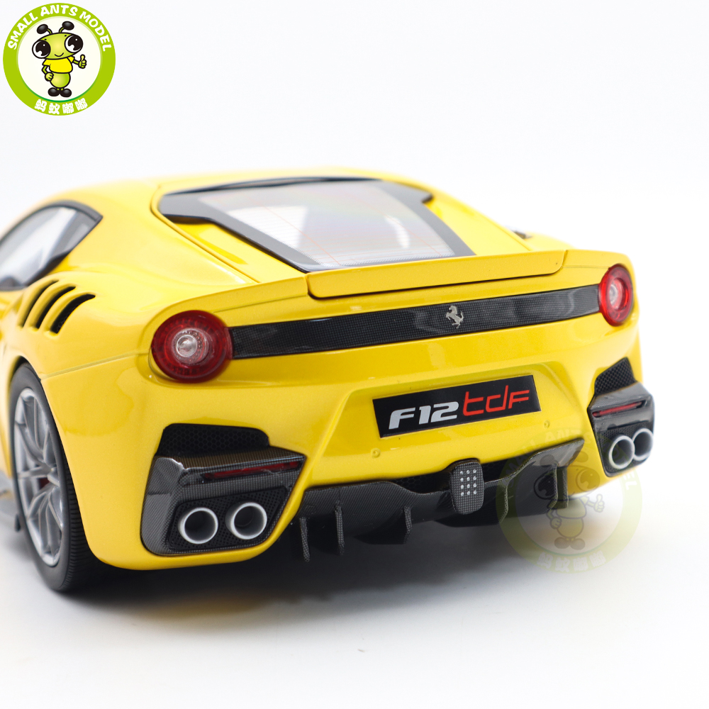 1/18 BBR Ferrari F12 TDF (Yellow) Diecast Car Model Limited
