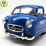 1/18 IVY Mercedes Benz Renntransporter Blaues Wuuder Car Transporter 1954 Diecast Model Toy Car Gifts For Father Friends