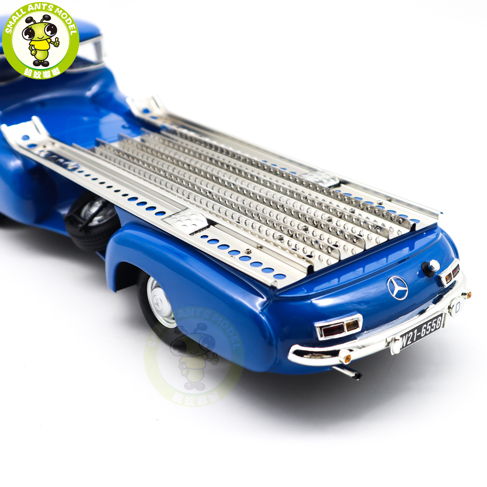 1/18 IVY Mercedes Benz Renntransporter Blaues Wuuder Car 1/18 IVY Mercedes Benz Renntransporter Blaues Wuuder Car